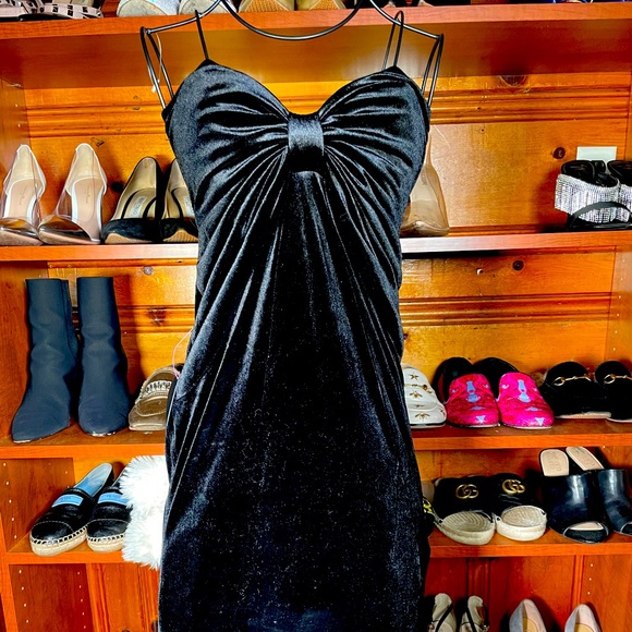 Hot Miami Styles velvet mini dress - Picture 1 of 2